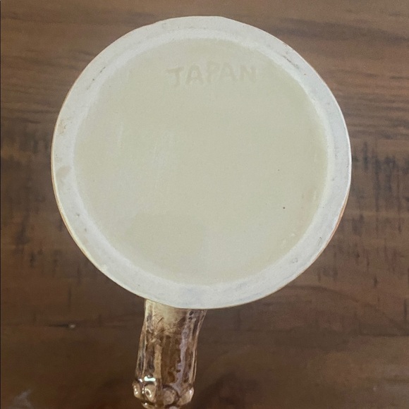 Vintage Ceramic Beer Stein Men Pipe Barrel Woods Made in Japan - Picture 5 of 8